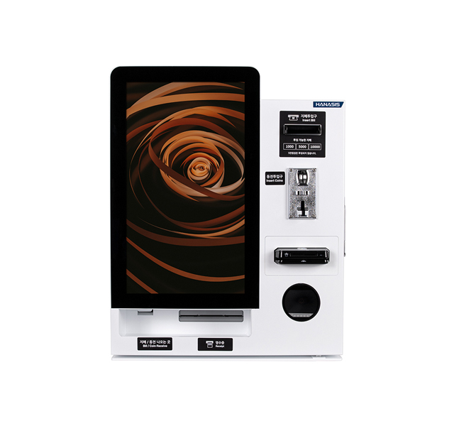 K-215R2 키오스크 현금/카드 결제 가능 무인판매 유통형/ 마트/ 편의점/ 애견샵
